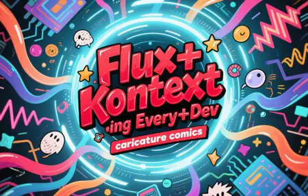 Flux+Kontext+Dev Everything caricature comics