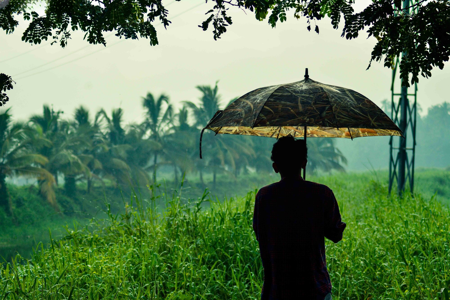 monsoon rain rainfall landscape photography realistic masterpiece