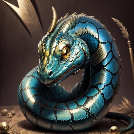 Snake head in the LabradoriteStyle style, masterpiece, <lora:LabradoriteStyle-000010:0.6>