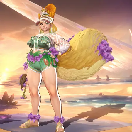 Squirrel Girl: Sunshine Squirrel (Marvel Rivals) | In-game Model | NAI EPS 1.1