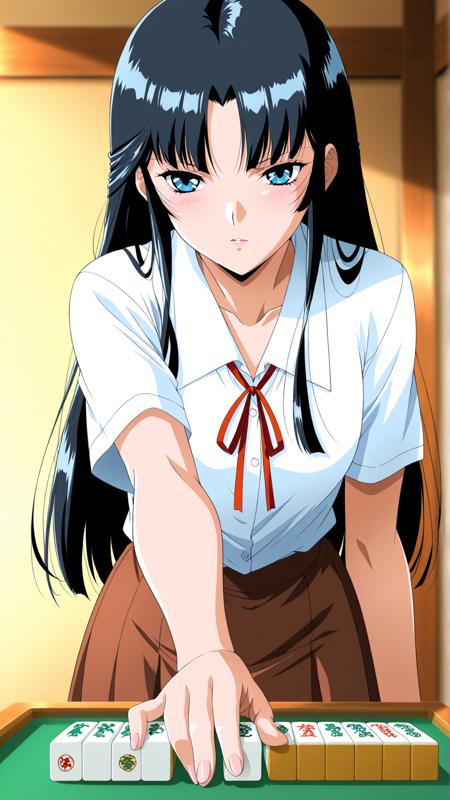 Aya Fujiwara  ("Super Real Mahjong" series) Illustrious v1.0
