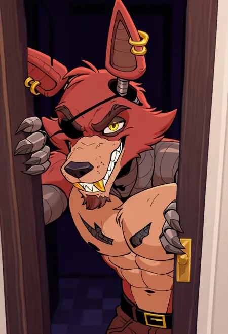 Foxy the Pirate Fox (KiddieJay/K_Jukes/FNAF) [Pony & Illustrious]