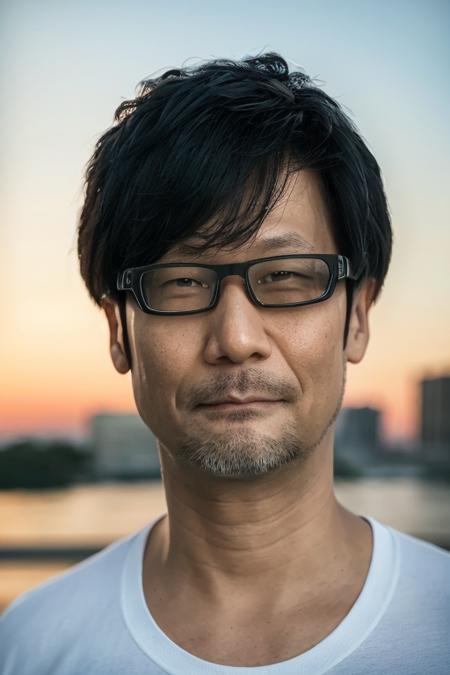 <lora:hideoKojima:1> 1man, best quality, ultra high res, (photorealistic:1.4),