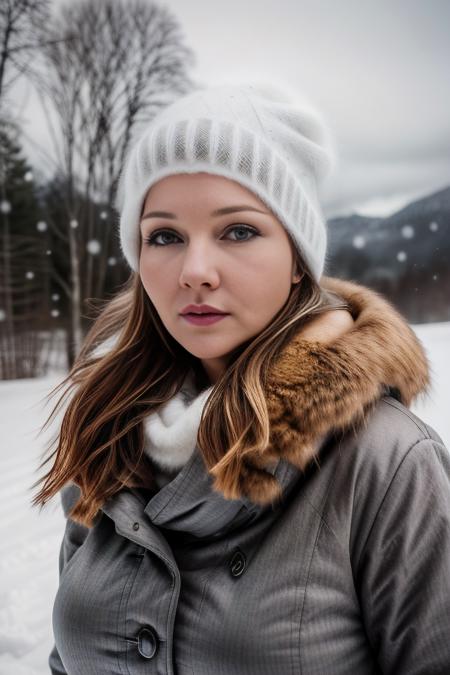 woman, KatjaStudt, heavy winter code, ouside, snow, cold,
cinematic, photo realistic, realistic, sharp focus, 8k, highly detailed,
<lora:KatjaStudt:1.0>