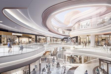(masterpiece),(high quality), best quality, real,(realistic), super detailed, (full detail),(4k),8k, atrium, interior design of shoppingmall, LED screen, people, sunroof, sunlight <lora:shoppingmall-atrium:1>