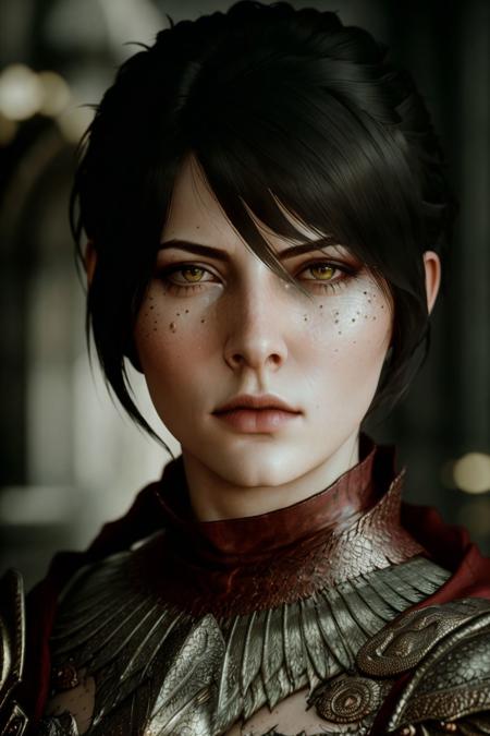 <lora:MorriganDAv2:0.67>, masterpiece, highest quality, RAW, analog style, A stunning portrait of a beautiful woman, dragon age, ((highly detailed skin, skin details)), sharp focus, 8k UHD, DSLR, high quality, film grain, Fujifilm XT3, frowning, intricately details, highly detailed, cluttered and detailed background