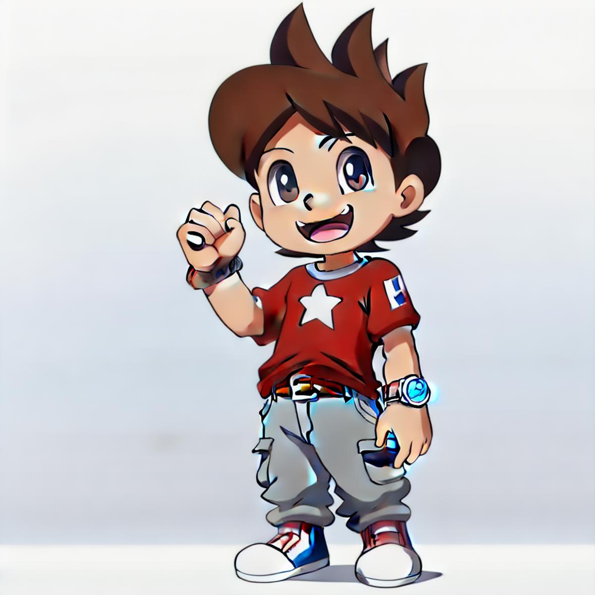 Nathan Adams/Keita Amano (Yokai Watch)   image by Steeltron2000