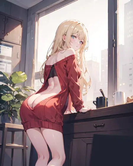 【Costume】【Cosplay】Sweater Dress of Yor (Housewife ver.) 约儿太太的毛衣