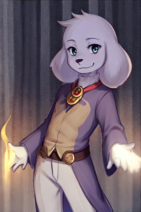 solo, 1boy, <lora:ssasriel-3:1>, anthro, (wizard, steampunk)