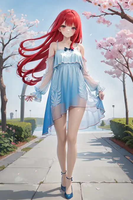 Outfit chiffon dress
