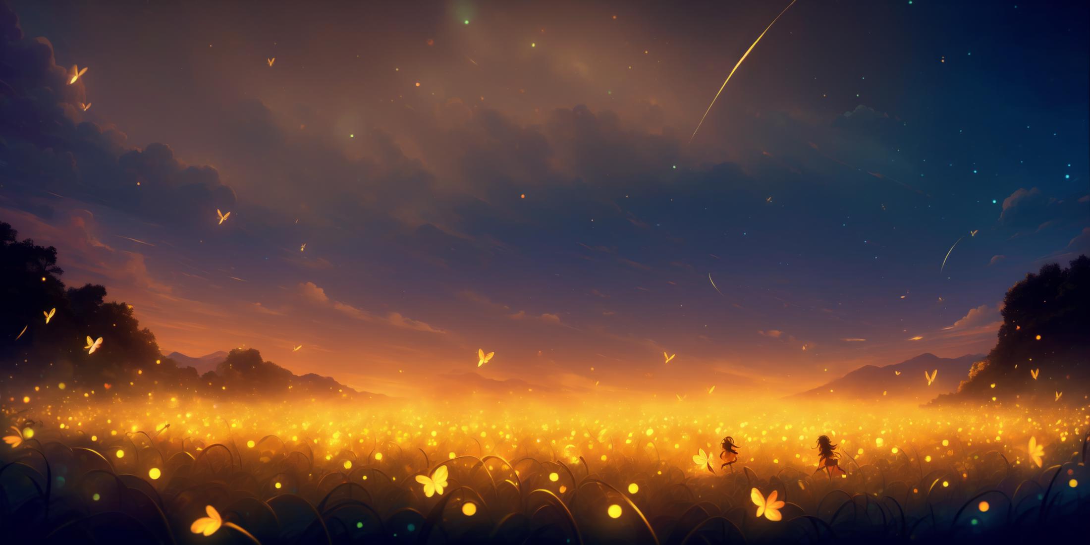 Fireflies ホタル image by Junbegun