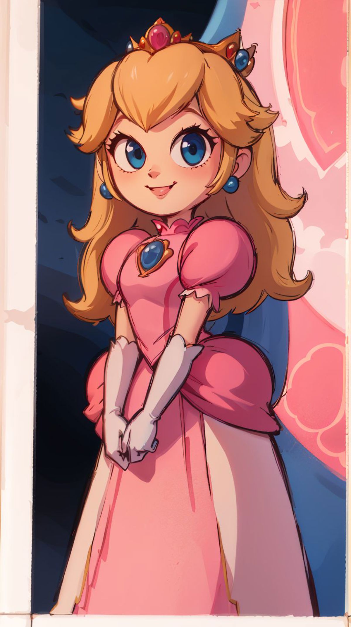 Princess Peach - Nintendo The Super Mario Bros. Movie (Illumination Entertainment Animation Style) image by marusame