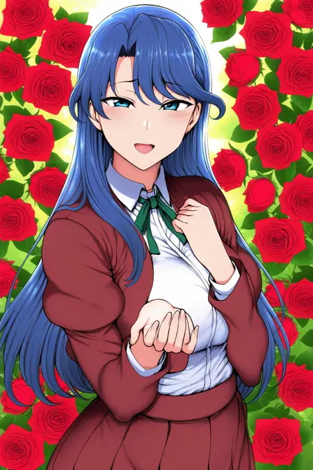 Some characters from Aiue Oka characters (Yumemiru Otome, Saimin Seishidou, Famicon, Saimin Gakushuu)