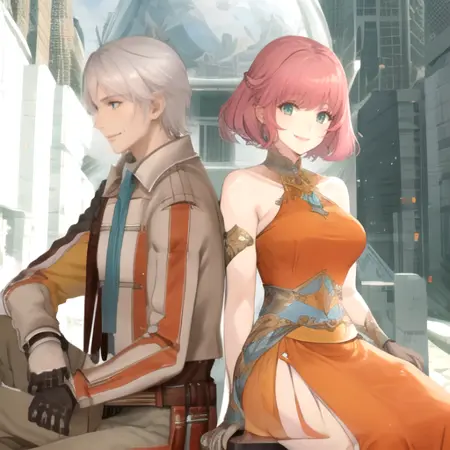 Hope Estheim x Lenna Charlotte Tycoon (Final Fantasy)