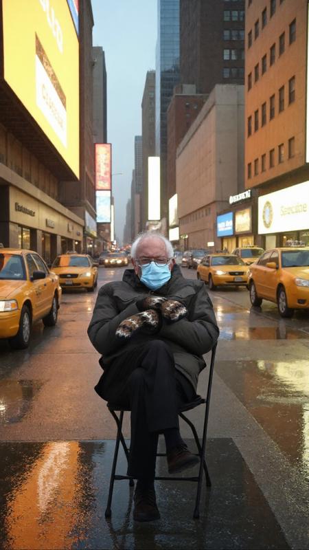 BERNIE SANDERS MITTENS | FLUX LoRA v1.0