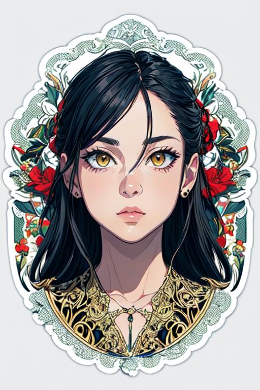 2d Stickers Anime Style image by Creativehotia