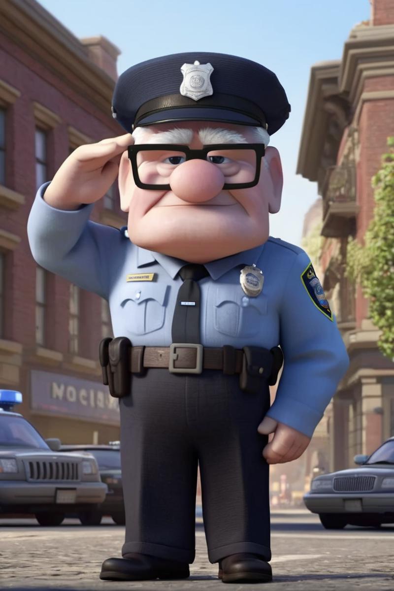 Carl Fredricksen - SDXL image by Mr_MH