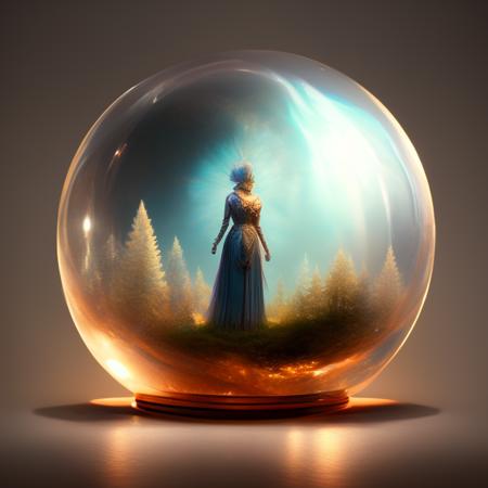 Oldjourney your fate revealed inside a crystal ball, crystal ball with swirling otherworldly fog reveals your fate, insanely detailed masterpiece Trending on Artstation 8k ray traced volumetric lighting ambient occlusion ultrafine details digital art painting