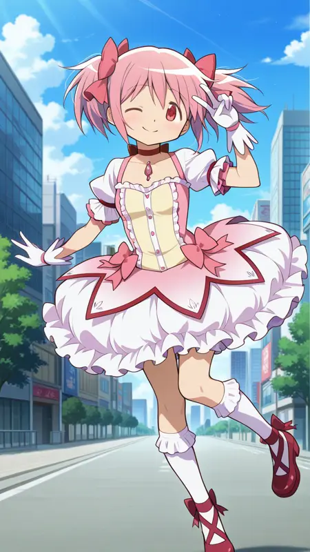 Madoka Kaname (鹿目 まどか) - Puella Magi Madoka Magica (Illustrious)