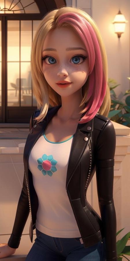Zoe Lee, Ladybug, Miraculous. Different models and attires. 🟤 Civilian (SD1.5)