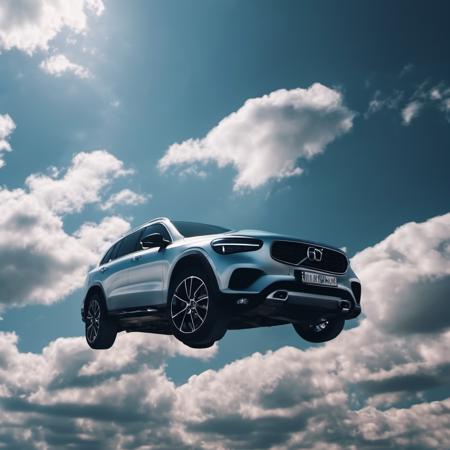 cinematic photo raw, cloudify car, car flying in the sky <lora:Cloudify-SDXL:1> . 35mm photograph, film, bokeh, professional, 4k, highly detailed