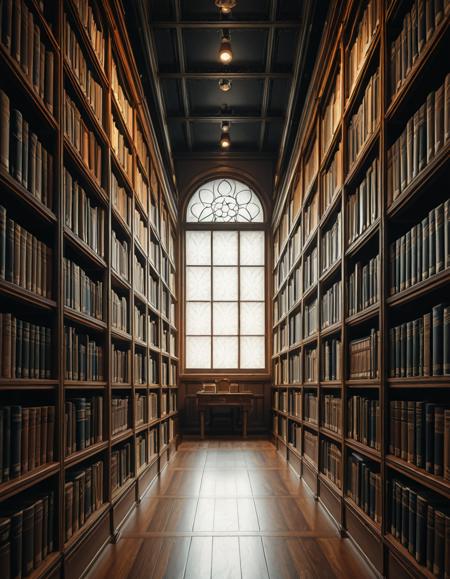 University Library aisle illustrious background v1.0