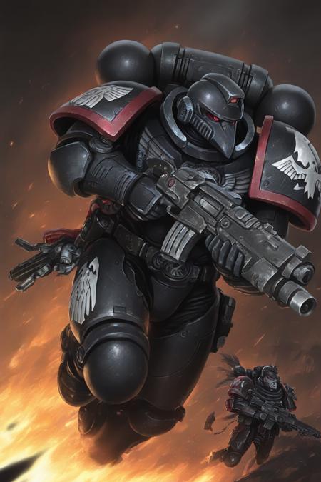 Raven Guard Space Marine Armor (Illustrious) - by EDG v1.0