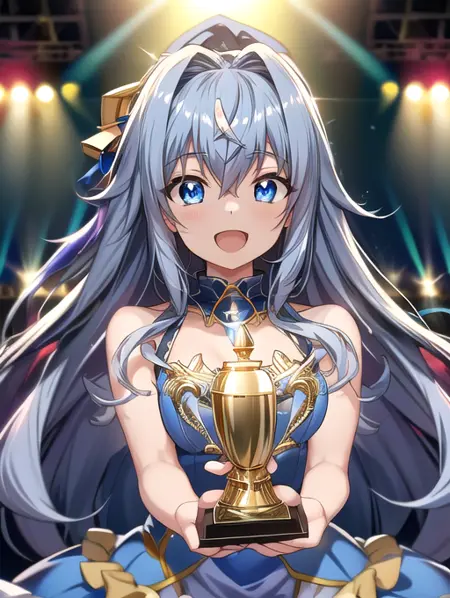 Scene - Trophy Hold - Celebrating Success! (100th Upload)