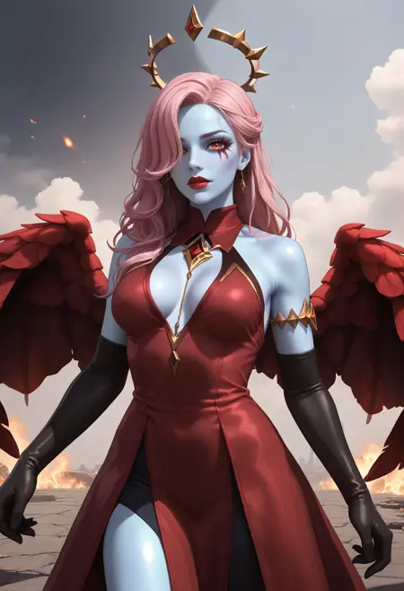 Akasha, the Queen of Pain, (DOTA 2), LoRA, PonyXL