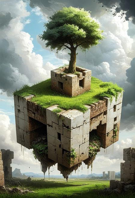 Micro Cube Worlds LoRa (SD 1.5, SDXL, IllustriousXL, PonyXL) SDXL