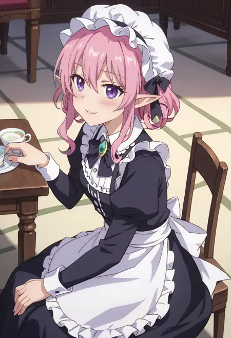 Mina - Botsuraku Yotei no Kizoku dakedo Hima Datta kara Mahou wo Kiwametemita - 3 Outfits - Pony/SDXL