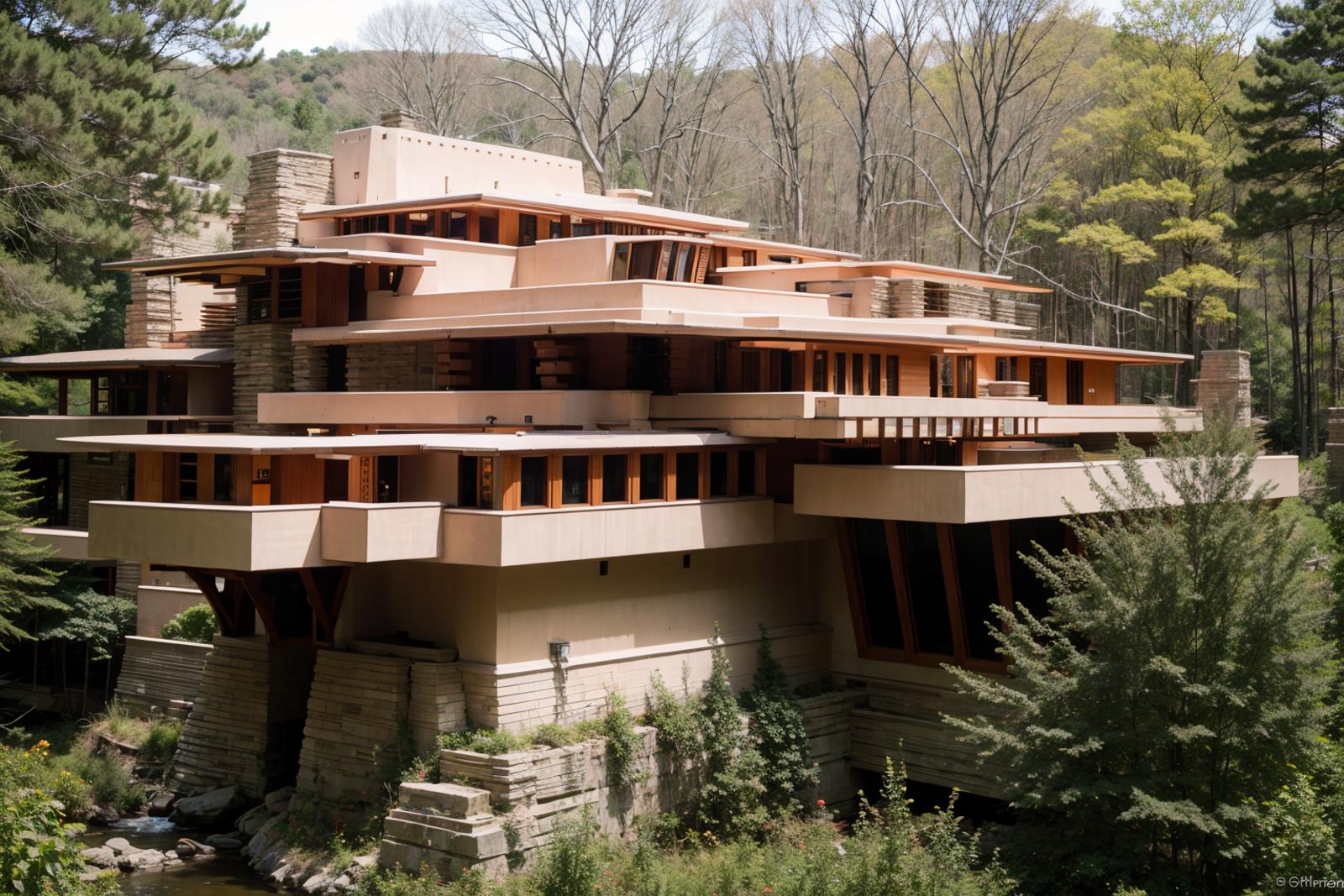 Frank Lloyd Wright Style Architecture image by thorenx1706632