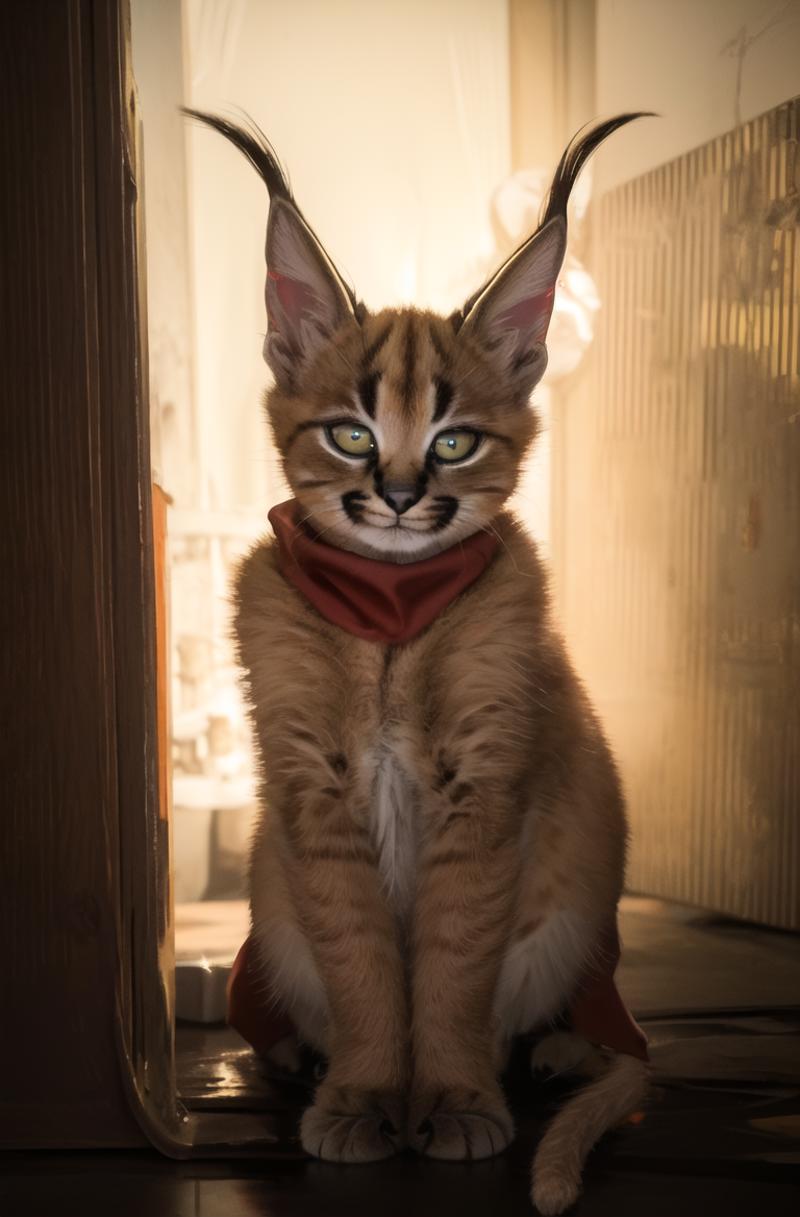 Caracal cat LoRA image by OrioTysumi