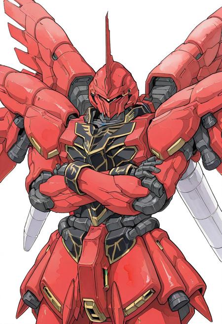 MSN-06S Sinanju Mobile Suit Gundam Unicorn Illustrious (Single Image) v1.0