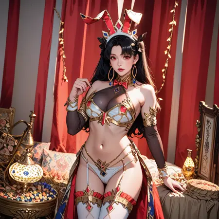 [PonyXL] ishtar doujin bunny