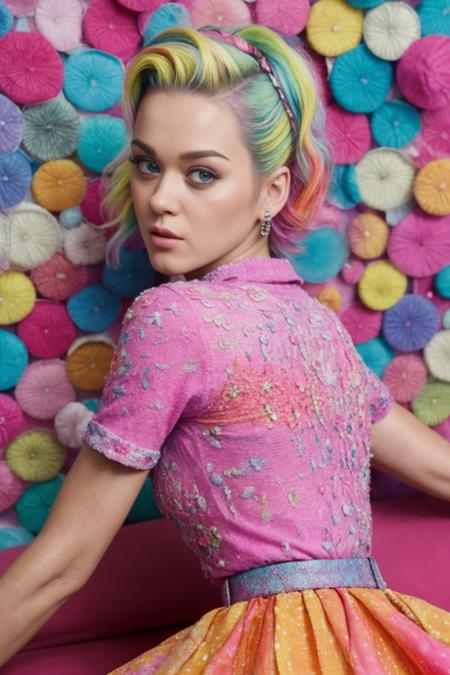 real, photoshoot, realistic, masterpiece, best quality, (detailed beautiful face, detail skin texture, ultra-detailed body:1.1),
<lora:katyperry_smf_lora_02-000001:0.9>, 1girl, kperry-smf wearing a sweeter on a multicolored room, mid-body, sweeter, shirt