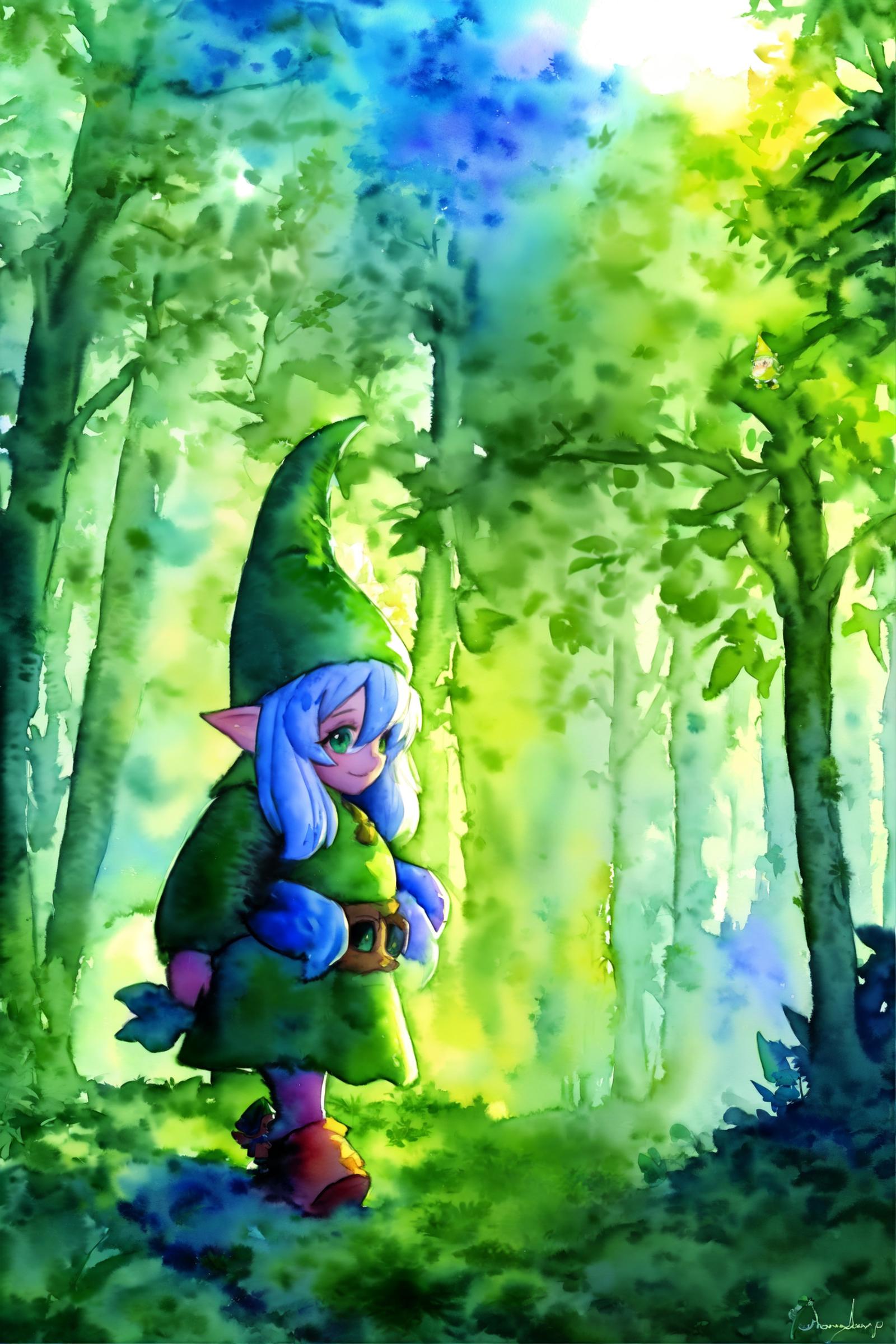 green gnome image by PotatCat