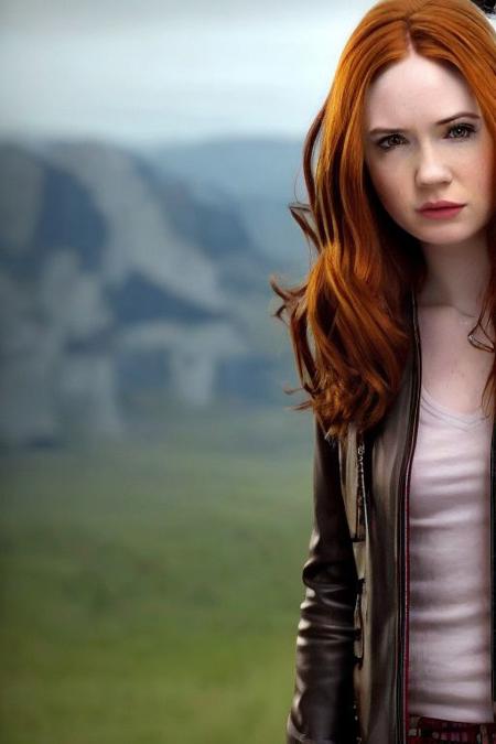 amy pond karen gillan red hair