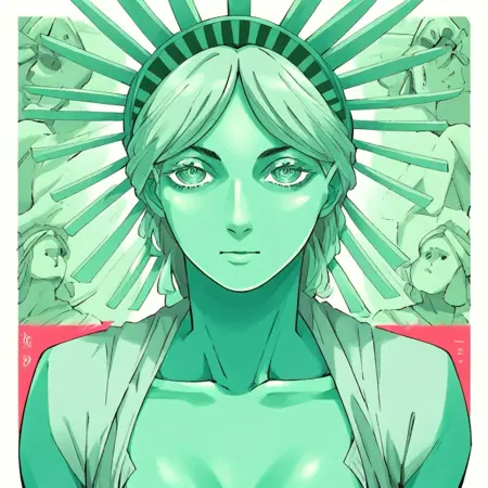 Lady Liberty  (fujimoto artstyle) [illus]