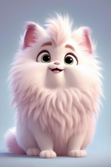 <lora:Cute Animals:1>Cute Animals - cutie fluffy creature movie star people, digital art, 3 d, octave render, masterpiece, mega detailed, pixar, disney, vivid illustration, cartoon, fantasy, by george stubbs, artgerm, in the style of ghibli kazuo oga, pastel fur