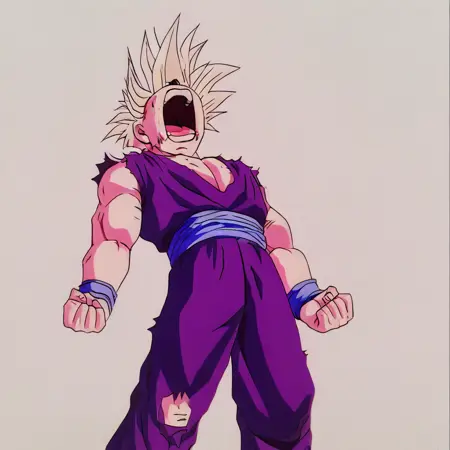 Gohan turning ssj2 - Lora(Beta)