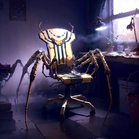 <lora:ArachnoPhobiaAI:.9> ArachnoPhobiaAI  chair