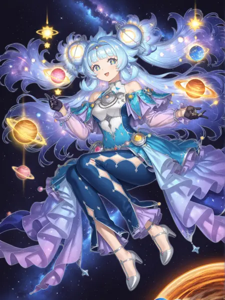 Yu-Gi-Oh! (Rush Duel) - Princess Cosmos the Trickster (コスモス姫) illusXL