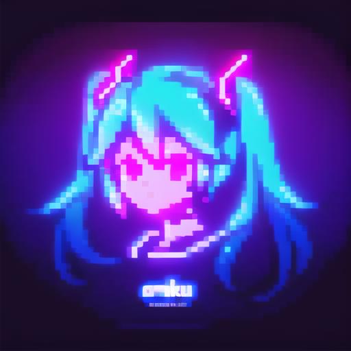 Pixel Neon Art image by SYK006