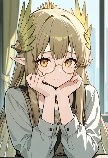 Teardrop-Framed Glasses