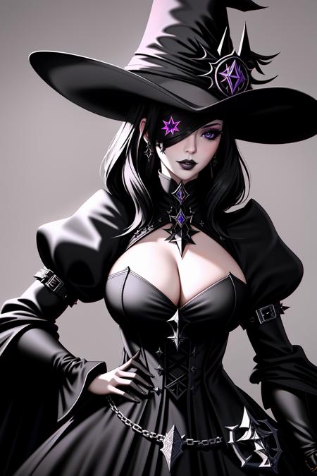 ((Masterpiece, best quality)), edgQuality,bimbo,glossy,
edgBlkMage, a woman in a black dress wearing an eyepatch , wearing edgBlkMage
<lora:edgBlackMage:1>