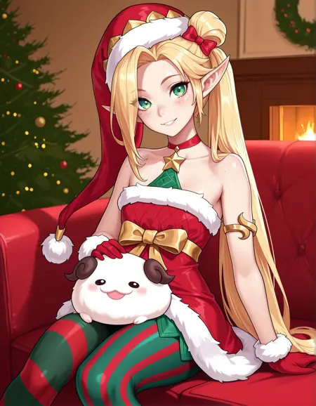 ambitious elf jinx (+poros)| League of Legends