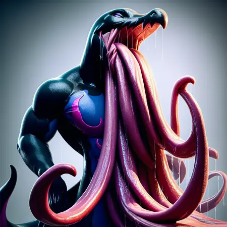 realistic hyper multi tongues