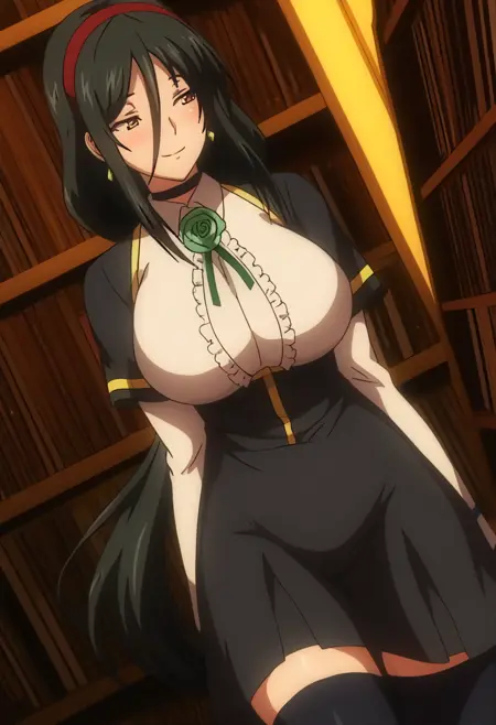 Kurosu Reina from Meikoku Gakuen: Jutai-hen - NatMontero