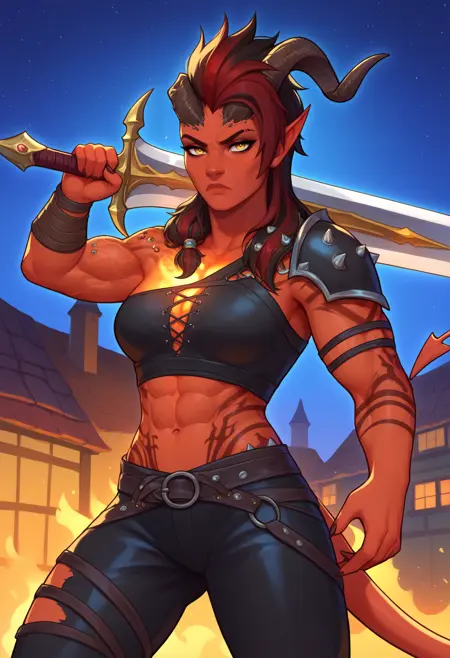 Karlach PonyXL (Baldur's Gate 3 | BG3) | LoCon